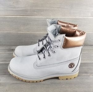 Timberland Metallic Collar Boots